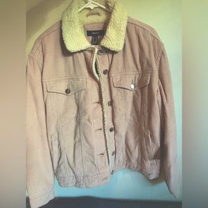 COPY - Forever 21 Corduroy pink jacket